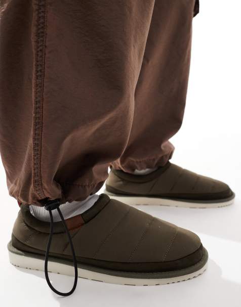 Jack & Jones - Chaussons matelassés en nylon - Marron - view 1