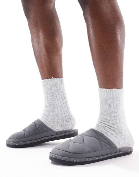 Jack & Jones - Chaussons matelassés - Gris - view 1