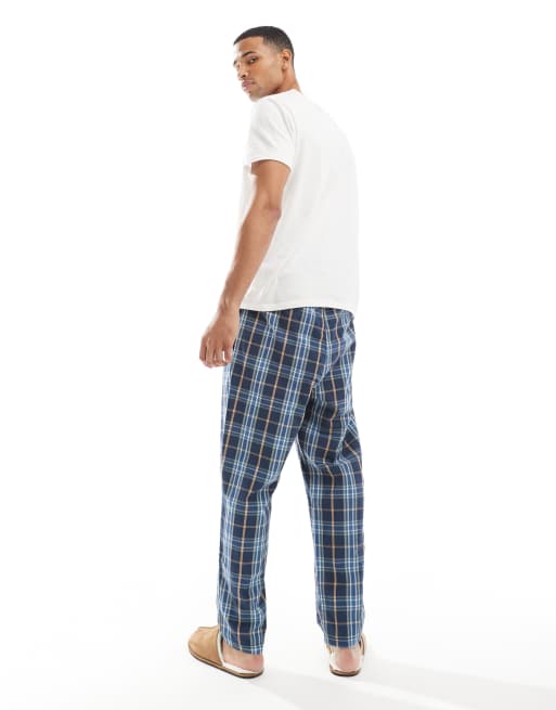 Jack & Jones check pyjama bottom in navy, 3 of 4