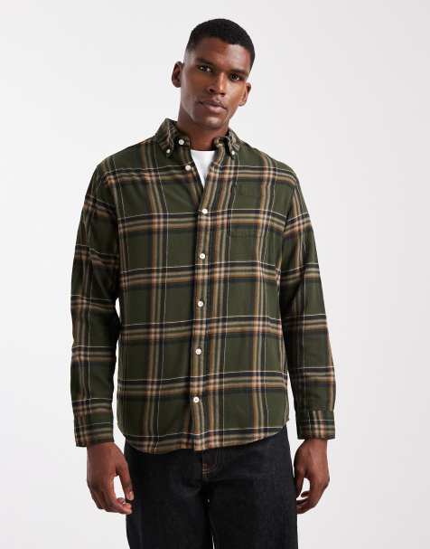 Jack & Jones check shirt in green - view 1