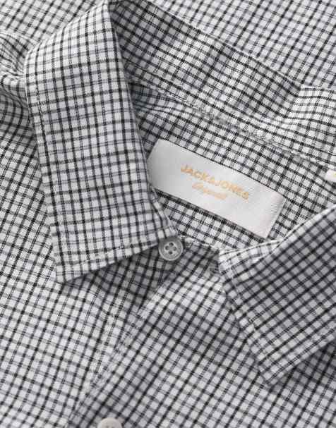 Jack & Jones Checked shirt in odyssey gray - view 1