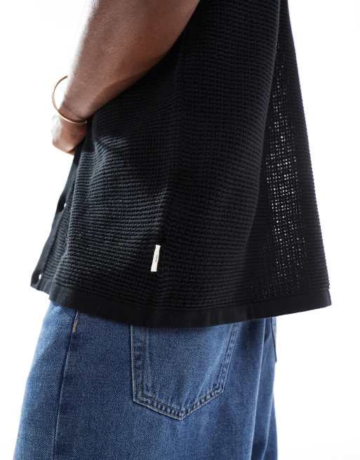 Jack & Jones - Chemise au crochet - Noir, 2 de 4