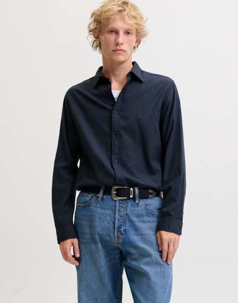 Jack & Jones chemise bleu marine - view 1