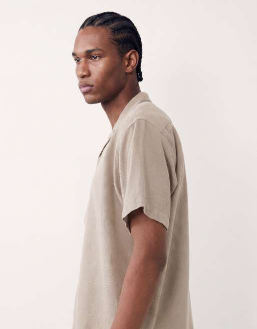 Jack & Jones - Chemise décontractée et texturée - Beige, 3 de 5