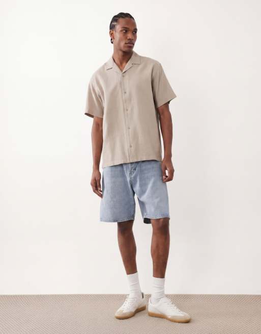 Jack & Jones - Chemise décontractée et texturée - Beige, 4 de 5