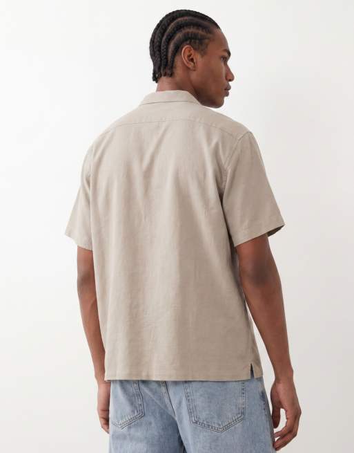 Jack & Jones - Chemise décontractée et texturée - Beige, 5 de 5