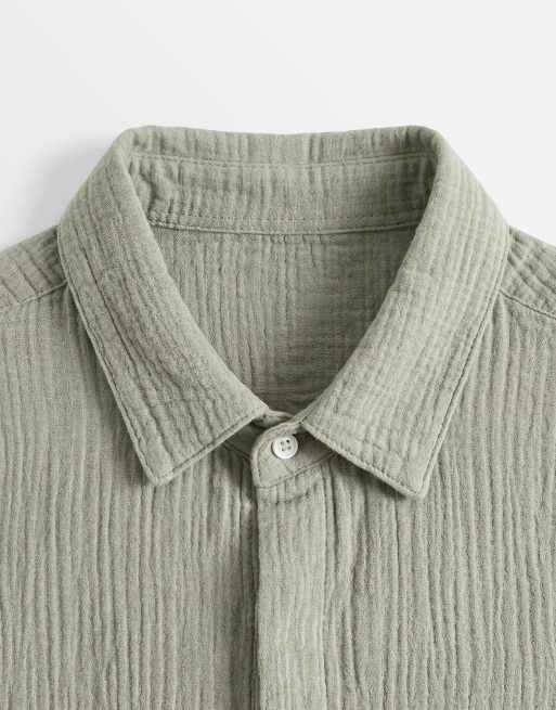 Jack & Jones - Chemise d'ensemble texturée - Vert sauge, 8 de 9