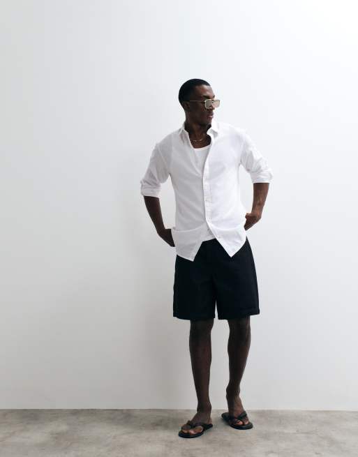 Jack & Jones - Chemise en lin mélangé - Blanc, 2 de 5