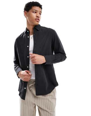 Jack & Jones - Chemise en lin - Noir