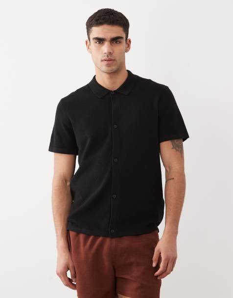 Jack & Jones - Chemise en maille à manches courtes - Noir - view 1