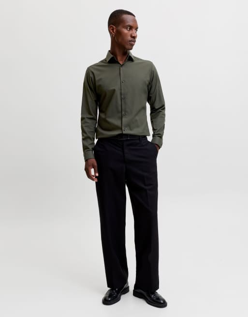 Jack & Jones - Chemise habillée - Vert foncé, 3 de 7