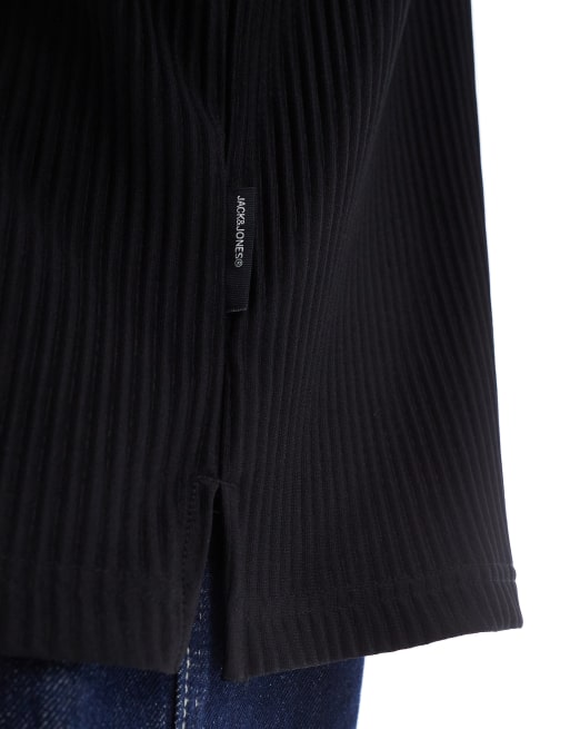 Jack & Jones - Chemise plissée - Noir, 2 de 4