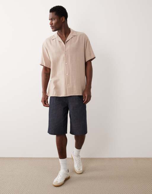 Jack & Jones - Chemise texturée à manches courtes - Beige, 2 de 5