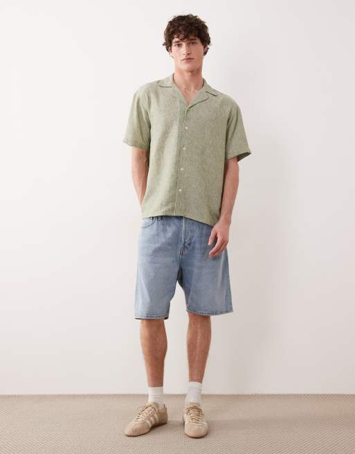Jack & Jones - Chemise texturée et structurée à manches courtes - Vert sauge, 2 de 5