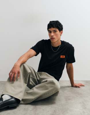 Jack & Jones Chest Logo T-shirt In Black