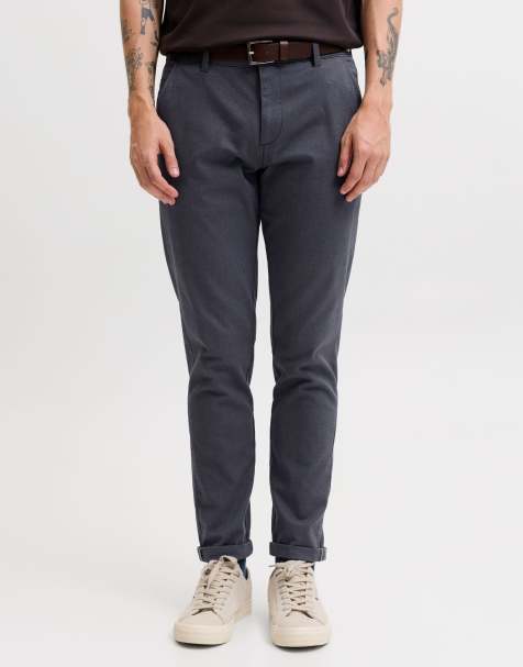 Jack & Jones chino broek in nachtblauw - view 1
