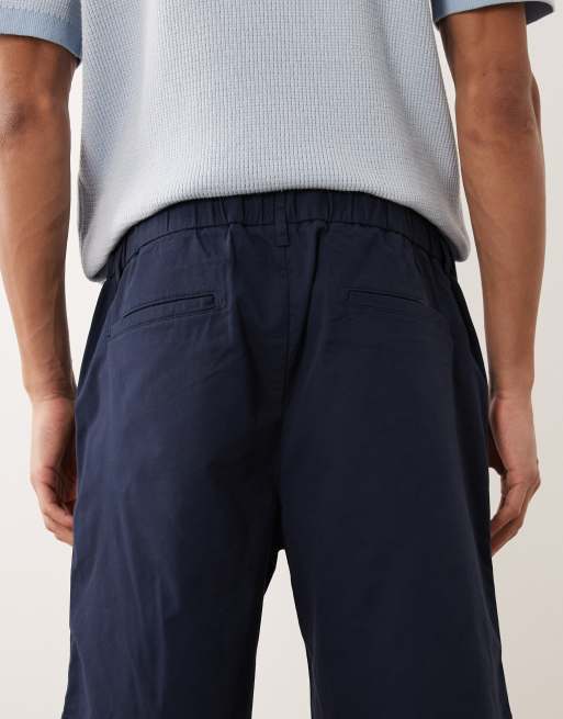 Jack & Jones - Chino corti blu navy con coulisse, 5 di 5