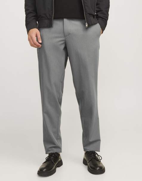 Jack & Jones - Chino grigio mélange - view 1