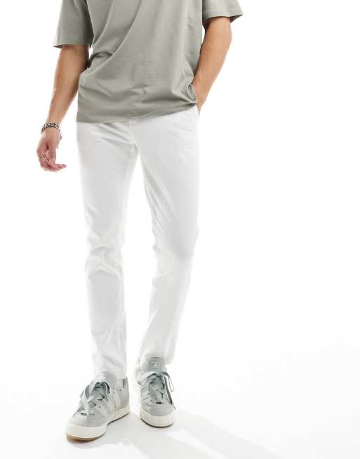 Jack & Jones chino in slim fit white