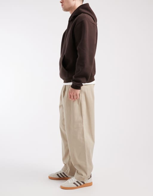 Jack & Jones - Chino met ballonpijpen en trekkoord in beige, 3 van 5