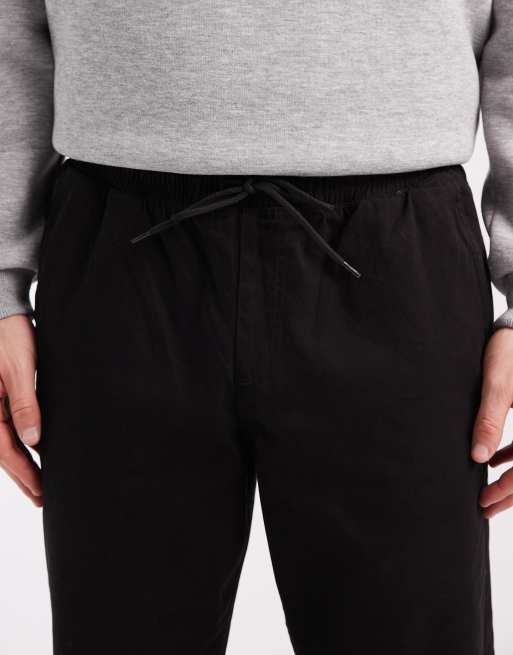 Jack & Jones - Chino met trekkoord in de taille in zwart, 5 van 5