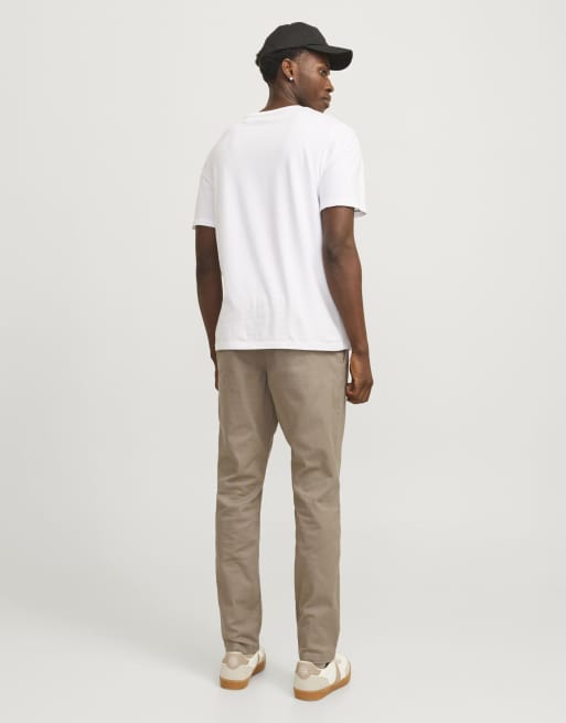 Jack & Jones chino pants in beige, 2 of 7