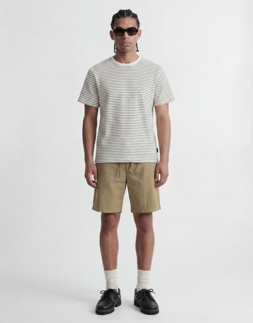 Jack & Jones – Chino-Shorts in Beige mit Kordelzug, 3 von 5