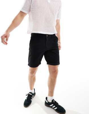 Jack & Jones Jack & Jones chino shorts in black