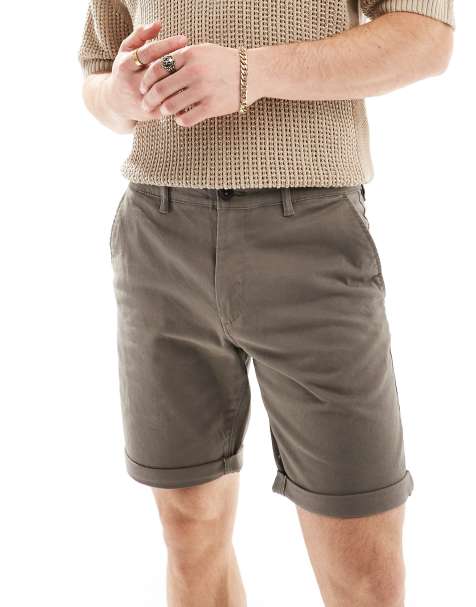 Jack & Jones – Chino-Shorts in Braun - view 1