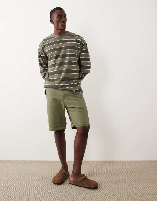 Jack & Jones chino shorts in khaki, 2 of 5