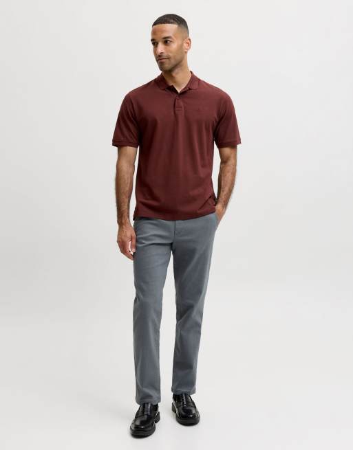 Jack & Jones Chino trousers in castlerock, 3 of 7