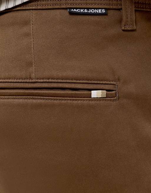Jack & Jones Chino trousers in cocoa, 4 of 7