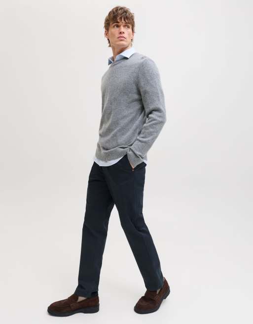 Jack & Jones Chino trousers in dark navy, 6 of 7