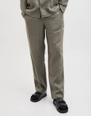 Jack & Jones - Chinobroek in groen - view 1