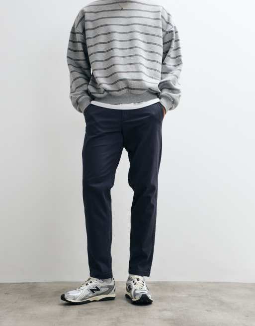 Jack & Jones - Chinobroek met rechte pasvorm in marineblauw, 3 van 5