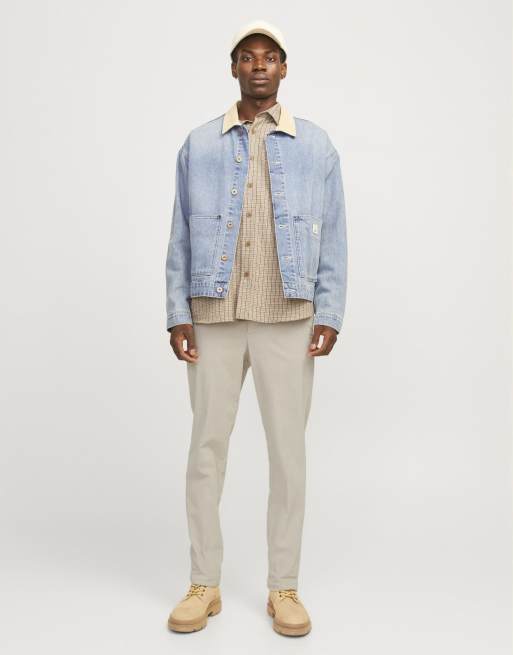 Jack & Jones – Chinohose aus Cord in Anthrazit, 3 von 7