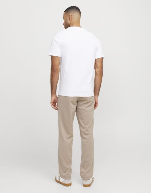 Jack & Jones – Chinohose in Geschirr-Weiß, 2 von 7