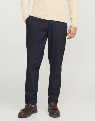 Chinohose in India-Tintenblau Blau W30 L34