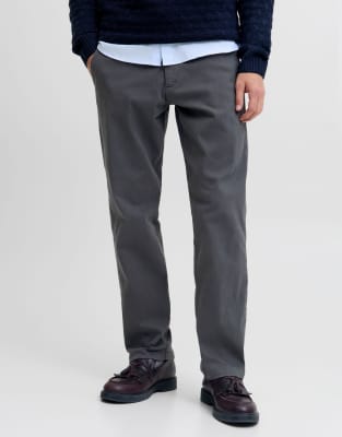 Chinohose in Waldgrau Grau W27 L32