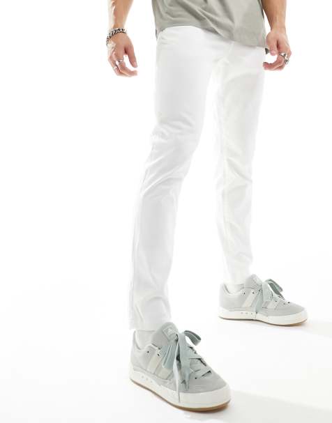 Jack & Jones – Chinohose in Weiß mit schmalem Schnitt - view 1