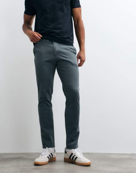 Jack & Jones - chinos slim fit en azul pizarra - view 1