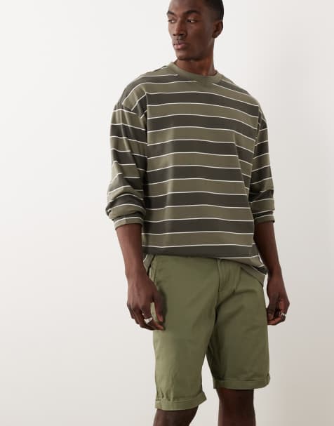 Jack & Jones - Chinoshort in kaki - view 1