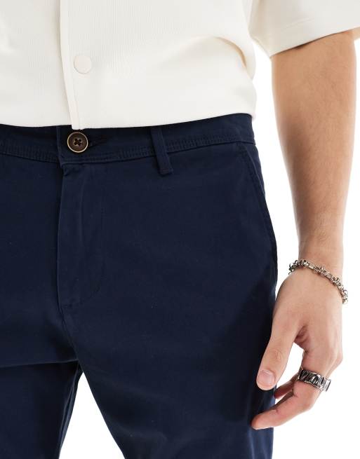 Jack & Jones – Chinoshorts in Marineblau, 5 von 5