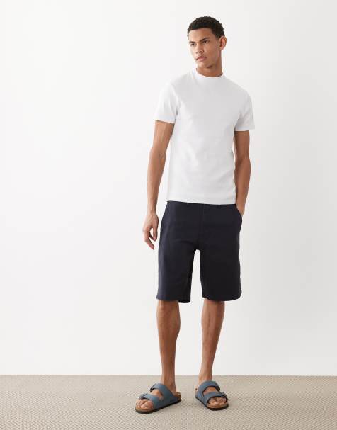 Jack & Jones - Chinoshorts in marineblauw - view 1