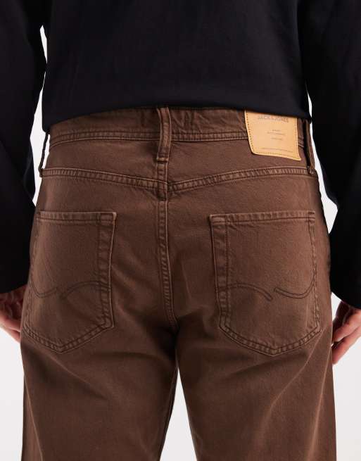 Jack & Jones - Chris - Brune jeans med lige ben, 4 af 5