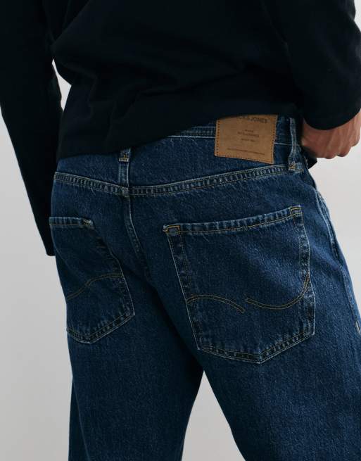 Jack & Jones - Chris - Jean droit - Bleu foncé délavé , 5 de 5