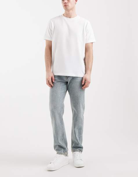 Jack & Jones - Chris - Jean droit - Gris clair - view 1