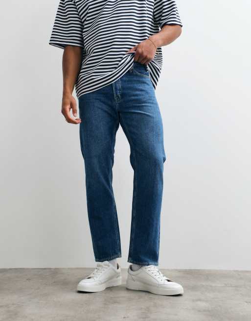 Jack & Jones - Chris - Jeans dritti lavaggio blu medio, 2 di 5