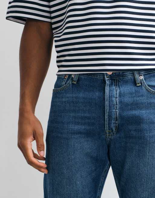 Jack & Jones - Chris - Jeans dritti lavaggio blu medio, 4 di 5