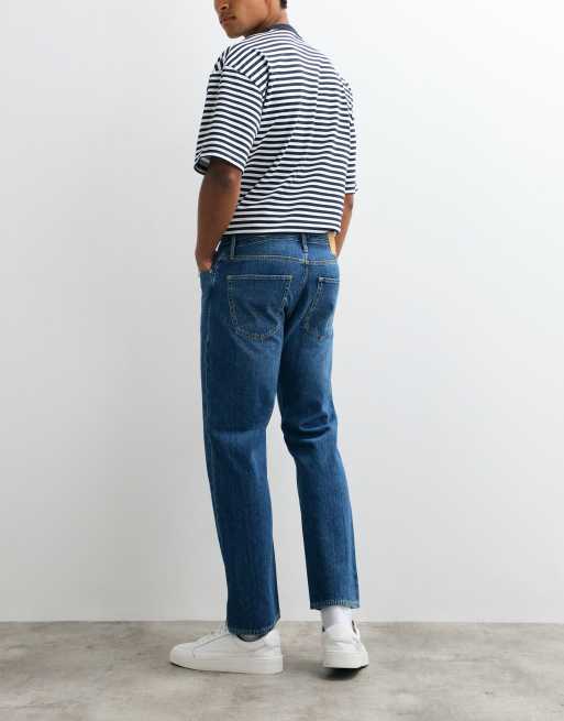 Jack & Jones - Chris - Jeans dritti lavaggio blu medio, 5 di 5